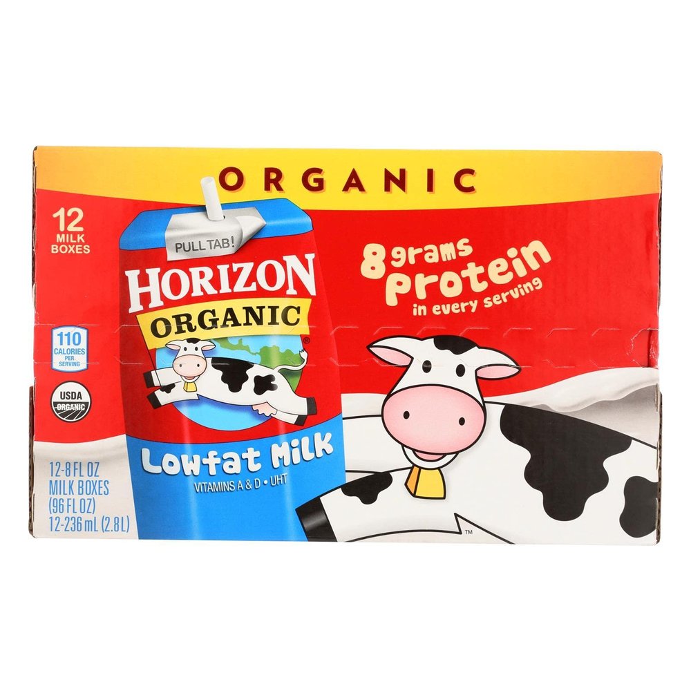 Horizon Organic Milk Organic 1% Lowfat, 8.0 Fl Oz