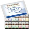 Plant Guru Essential Oil Ultrasonic Diffuser White 200 ml. with 14-10 ml. Essential Oils Set for Beginners Touch Screen Auto Shut-Off and 7 Color LED Lights. Use in Home, Bedroom, Bathroom or Office view 3