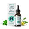 Primal Life Organics - Dirty Mouth Gum Serum, Natural Essential Oils, Promotes Good Breath, Gentle Mouthwash, Supports Good Oral Health, Great On Your Gums, Paleo, Organic, Vegan, Gluten-Free (0.5 oz) view 1