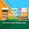 NaturesPlus Animal Parade Sugar-Free Children's Vitamin C, Natural Orange Juice Flavor - 90 Chewable Animal Shaped Tablets - Immune Support - Gluten Free - 45 Servings view 2