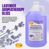 SPA REDI - Massage Oil, Lavender Wildflower, 128 Oz Professional Pedicure, Manicure, Full Body Massage Therapy, with Almond Oil, Cotton Seed Oil, Sunflower Oil, Avocado Oil, Essential Oils, Vitamin E view 3