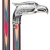 Plated Eagle Handle Walking Cane  Majestic Design with Beechwood Shaft  Bold and Durable Walking Cane for Men and Women view 2