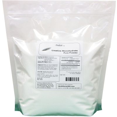 NuSci Pure Creatine Monohydrate Crystalline 80 mesh Powder 227 Grams (8.0 oz)
