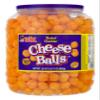 Utz Cheese Balls  23 Ounce Barrel (1.44 lbs)  Made with Real Cheese, Resealable Container, Gluten Free, Easy and Quick Party Snack view 1