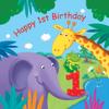 16-Count Paper Lunch Napkins, Jungle Buddies First Birthday view 1