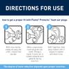 Flents Protechs Foam Ear Plugs, 10 Pair with case Sleeping, Snoring, Loud Noise, Traveling, Concerts, Construction, Studying, Work, Shooting, NRR 33, Noise Cancelling, Green, Made in the USA view 4