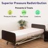 Medacure Pressure Redistribution Foam Hospital Bed Mattress - 3 Layered Visco Elastic Memory Foam - 76" x 36" x 6" - Hospital Grade Nylon Cover Included view 3