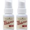 Young Living Thieves Spray | 1 oz | Portable Cleaner Spray, Formulated with Water & Alcohol, Ideal for Travel Essentials & Home; Fits in Backpack, Luggage, or Purse | 2 Pack view 1