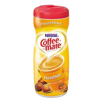 Hazelnut Creamer Powder, 15oz Plastic Bottle, Sold as 1 Each