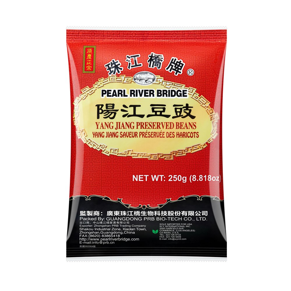 Pearl River Bridge Yang Jiang Flavor Preserved Beans, 250 g/8.82 oz.