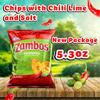 Zambos Plantain Chips: Spicy with Chili,Lime and Salt (Tajaditas de Pltano con Chile + Limn y Sal) Crunchy with spicy taste that many like | Salvajes del Trpico | 5.46 ounces (155grams) 12 pack view 2