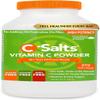 C-Salts Vitamin C Powder - 100% Pure Buffered Ascorbic Acid Powder for Daily Immune Support - Stomach-Friendly Organic Vegan Non-GMO Sugar-Free - 272 Servings 4000mg Per Serving - Original, 26oz view 1