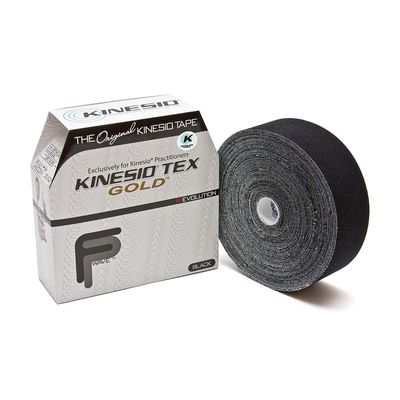 2" Kinesio Tex Gold W/R Black FP Bulk
