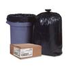 Nature Saver Trash Can Liners,Rcycld,31-33 Gal,1.65mil,33"x39",100/BX,BK, Sold as 1 Box, 100 Each per Box view 1