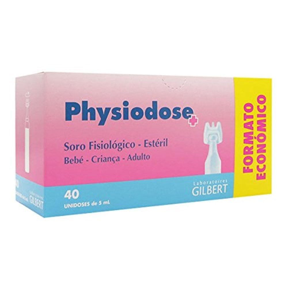 Gilbert Physiodose Physiological Serum Monodoses 40x5ml