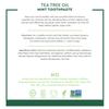 Natural Tea Tree Oil Mint Toothpaste - 6.25 oz view 3