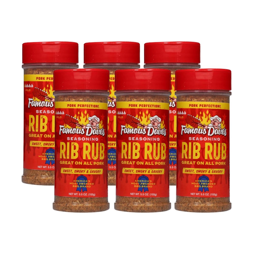 Famous Dave's - 6 pck, Rib Rub Seasoning (33 oz.)