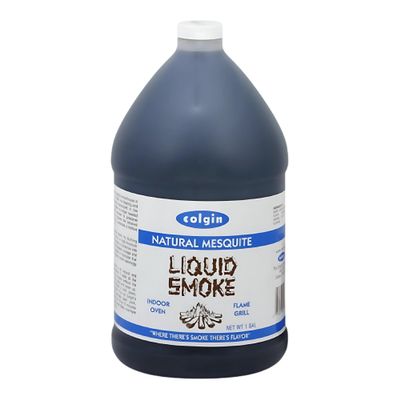 Colgin Authentic Mesquite Flavor (128 Oz) for Home Cooks and BBQ Enthusiasts Liquid Smoke for Cooking Add Mesquite Liquid Smoke Flavoring to BBQs & Dips Perfect for Grilling & Marinades (1 Pack)