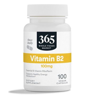 365 By Whole Foods Market, Vitamin B2, 100Mg, 100 Vegetable Capsules