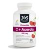 365 by Whole Foods Market, Chewable C + Acerola C 500mg, Natural Cherry Flavor, Vegan, 90 Tablets