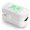 HealthSmart Pulse Oximeter for Fingertip That Displays Blood Oxygen Saturation Content, Pulse Rate and Pulse Bar with LED Display, Accurate and Reliable, Green view 1