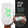 HealthSmart Pulse Oximeter for Fingertip That Displays Blood Oxygen Saturation Content, Pulse Rate and Pulse Bar with LED Display, Accurate and Reliable, Green view 2