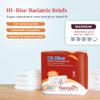 Tranquility Bariatric HI-Rise Disposable Briefs, 3X-Large, High Waistline with Peach Mat Core & Secure Kufguard Technology for Skin Integrity, Latex-Free, 34oz Capacity, 8ct Bag view 2