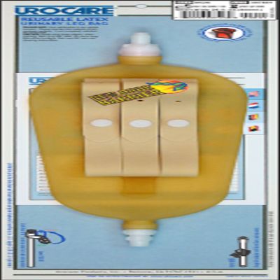Urocare Short-Wide Reusable Latex Leg Bag, 26 fl oz.