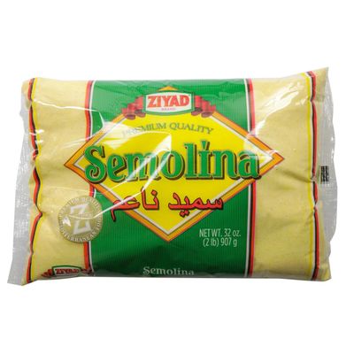 Ziyad Wheat Semolina Flour - 32oz - Versatile for Baking Bread, Pasta, Porridge & More - Ideal Cooking Flour for Multiple Recipes