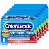 Chloraseptic Sugar-Free Total Sore Throat & Cough Lozenges, Wild Cherry, Cough Drops with Liquid Center to Numb Sore Throat for Up to 4 Hours, 15 Count, Pack of 6 view 1