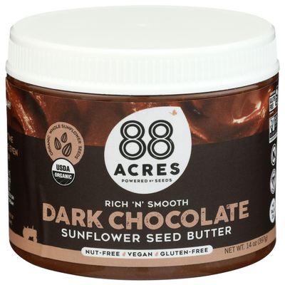 88 ACRES Organic Sunflower Seed Butter Chocolate, 14 OZ