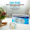 Weekly Pill Organizer - (Pack of 2) 7 Day Pills Container, Round Medicine Organizer Box, Daily Week Pill Reminder Case Travel Friendly, BPA-Free Vitamin, Supplement, Fish Oil, Medication Planner view 2