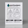 Portawipes Coin Tissues | 500 Pack with 4 Carrying Cases | Toilet Paper Tablets | Compressed Towels | Expandable Wipes | Soft & Odor Free view 2