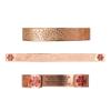 Divoti Custom Engraved Medical Alert ID Bracelets for Women, Fancy Paisley w/6" Cuff(fits 6.5-8.0")-PVD Rose Gold/TP Red view 1