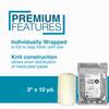 Dynarex Drma+ Unna Boot Bandages with Zinc Oxide - Maintains Moist Environment and Provides Compression for Leg Ulcers, Edema, Sprains - 3" x 10 yds - Case of 12 Rolls view 2