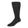 4 Pairs of Extra Wide Diabetic Socks, Mid/Over The Calf Medical Swollen Feet Socks (Black/White) view 3