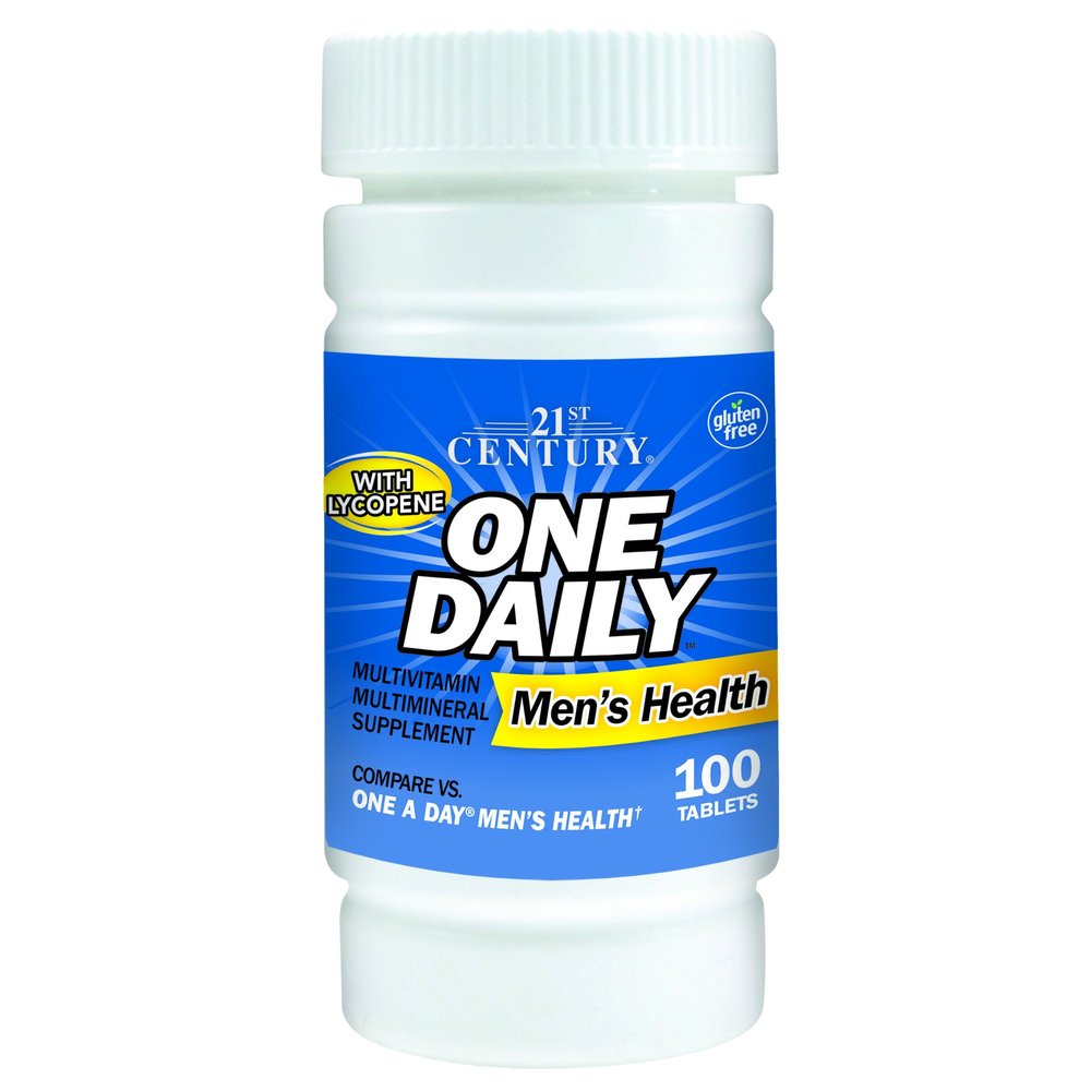21st Century One Daily Men's Health Tablets, 100 Count (Pack of 2)