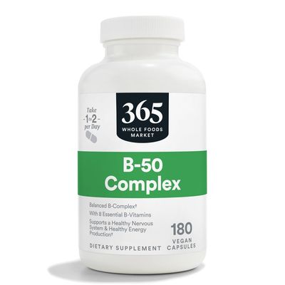 365 by Whole Foods Market, Vitamin B-50 Complex, Vegan, 180 Capsules