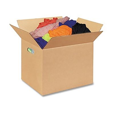 Anchor Wiping Cloth Colored Polo Knit Wiper Rags 50lb Recycled-Knit Cleaning Rags 50pc