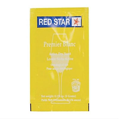 Dry Wine Yeast - Premier Blanc Champagne (5 g) (Pack of 25)