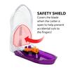 EZY DOSE Pill Cutter with Safety Shield and Magnifier, Daily Usage, Safely Cut Pills and Vitamins, Accurate and Easy Cutting, Color May Vary, BPA Free view 3