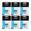 REACH Waxed Dental Floss, Unflavored, Plaque Remover for Teeth, Shred Resistant, Floss Slides Smoothly, Easy to Use, Waxed, Deep Cleaning Teeth, Oral Care, PFAS Free, for Adults & Kids, 6 Pack, 55 yd view 1