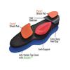 10 Seconds Super Light Shoe Accessory, Royal, Black, M 5.5-7, W 7-8.5 Medium US view 2