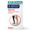JOBST Relief Graduated Compression Stockings 20-30mmHg - Comfortable Unisex Design - Right Chap, Open Toe, Beige, Medium view 2