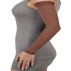 Juzo Soft 2001CG Armsleeve 20-30mmHg w/ Silicone Top Band Model: 2001CG - STANDARD, Size: VI - XX-Large, Length: L-Long, Color: Chestnut 23
