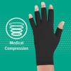 Juzo Expert, 3021, Compression Glove with Open Finger Slots - Men & Women, 20-30 mmHg, Seam Flat Knit, 3(III), Beige view 4