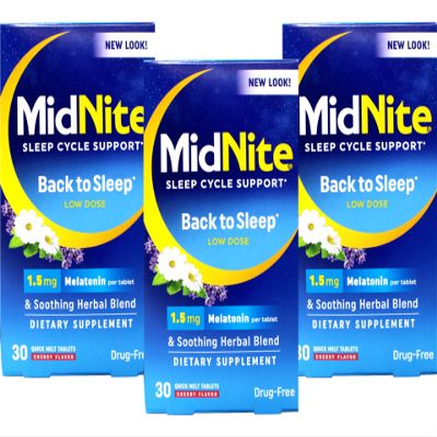 PACK OF 3 EACH MIDNITE SLEEP SUPPLEMENT 30TB PT#18890100001