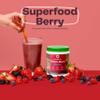 Amazing Grass Greens Blend Superfood: Super Greens Powder with Spirulina, Chlorella, Beet Root Powder, Digestive Enzymes, Prebiotics & Probiotics, Berry, 100 Servings (Packaging May Vary) view 3