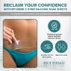 Epiderm Silicone Gel Strips - Silicone Tape for Scar Care - C Section, Tummy Tuck Tape & Cardiac Surgery Scars - Flexible & Reusable Strips - 1.4"x6" Clear view 2