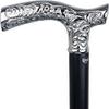 Royal RC Canes Premium Chrome Brass Scroll Fritz Cane with Black Beechwood Shaft, Walking Cane for Men and Women view 3